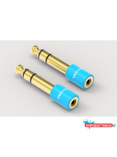 VENTION 6.5mm M to 3.5mm FeM Audio Adapter Blue