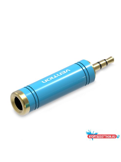 VENTION 6.5mm FeM to 3.5mm M Adapter Blue