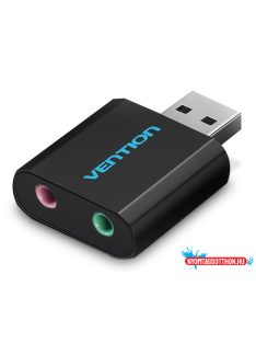 VENTION USB Külső hangkártya fém fekete