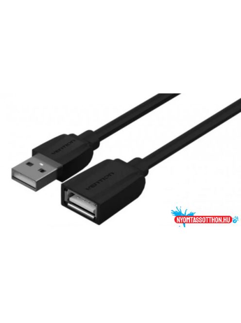 VENTION KÁBEL USB 2.0 Hosszabbító Kábel 0.5M Black