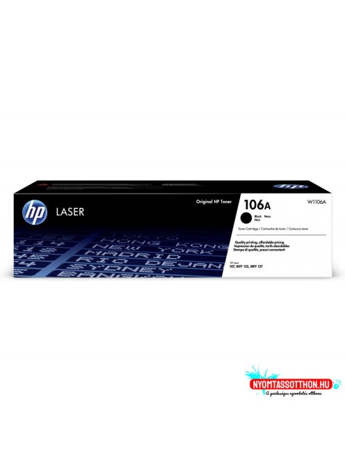 HP W1106A Toner Black 1.000 oldal No.106A (Eredeti)