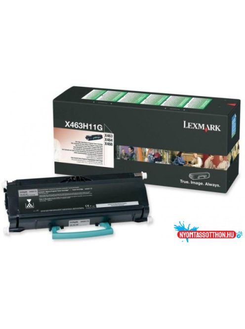 Lexmark X46X High Return Toner 9.000 oldal (Eredeti) X463H11G